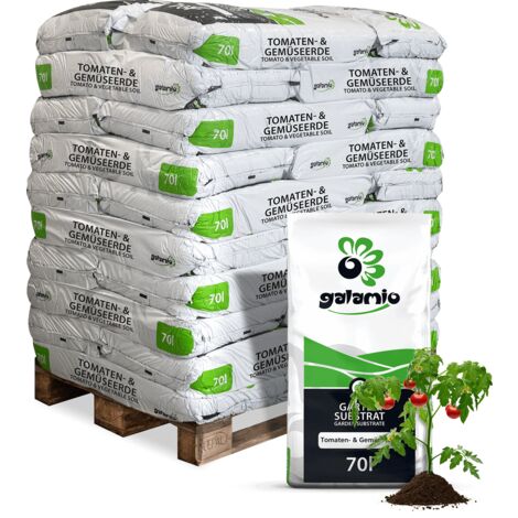 Galamio Tomaten- Gemüseerde 70l x 30 Sack 2100l