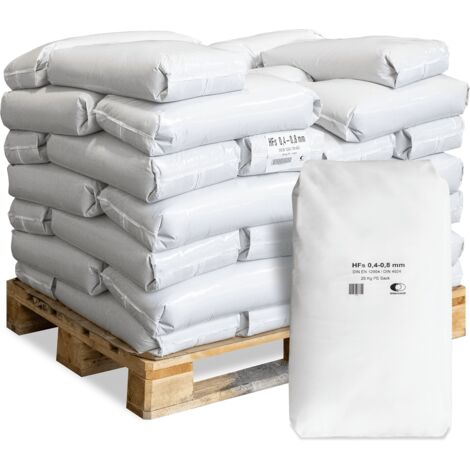 Wolff Müller Filtersand 0,4 - 0,8 mm 25kg x 40 Sack 1000kg