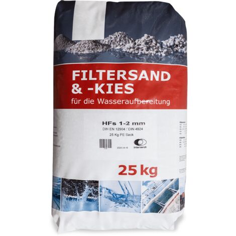 Wolff Müller Filtersand 1,0 - 2,0 mm 25kg