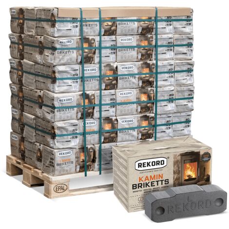 Rekord Braunkohlebriketts 10kg x 90 Paket 900kg