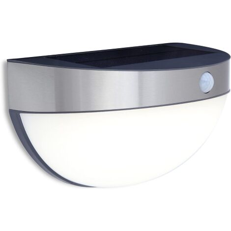 Eco Light LED Lampada Solare da Esterno Lampada da Parete St 9087 lutec Brick sensore Luce Illuminazione da Giardino terrazzo Acciaio Inossidabile Movimento 2,3 Watt 200 Lumen IP44