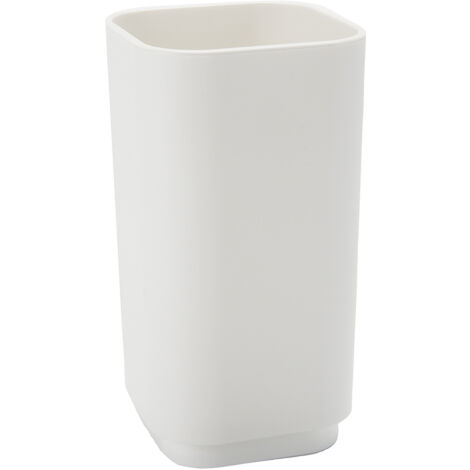 Gedy - Portaspazzolini Bianco Da Bagno Da Appoggio In Resina G-Seventy