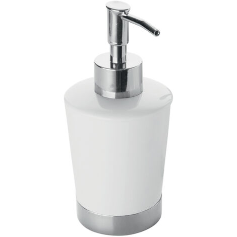 Gedy Petunia-Dispenser per sapone, da scrivania, colore: bianco (1/2)