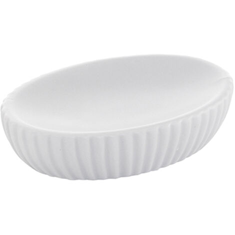 Gedy Marika Portasapone, Ceramica, Bianco, 12 x 8,3 x 3 (1/2)