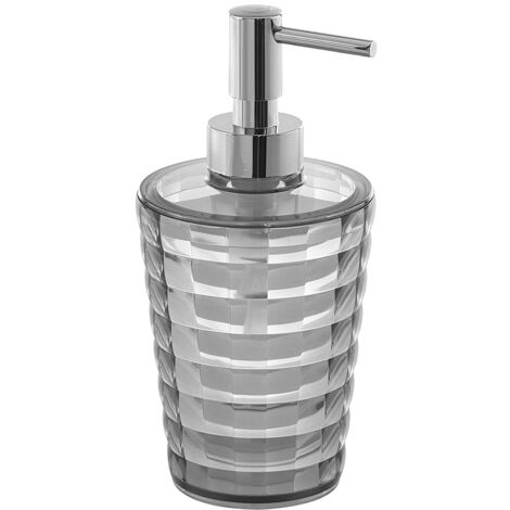 Gedy Glady Dosatore di Sapone, Resina termoplastica, Antracite, 8.5 X 8.5 X 17 (1/2)