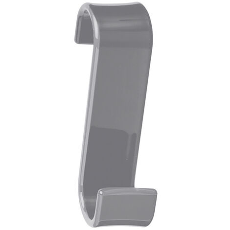 Gedy Appendiabiti Radiatore, Resina termoplastica, Grigio, 6.7 x 3.2 x 11.7 cm (1/2)
