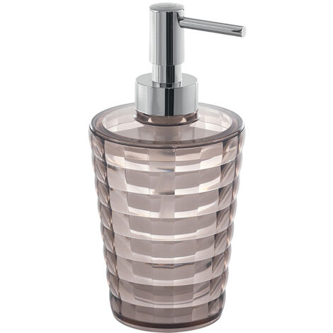 Gedy glady Dosatore di sapone, resina termoplastica, Moka, 8,5 X 8,5 X 17 (1/2)