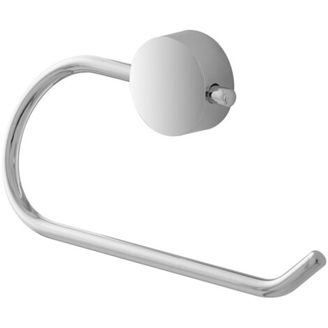 Inbagno Set Accessori Bagno a Muro in Acciaio Cromo Doppio Fissaggio Tasselli e Biadesivo 3M (20x10.5) (1/3)