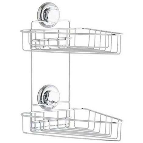 Compactor Bestlock Angoliera Doppia Doccia, Metallo, Cromato Lucido, Fino a 12 kg, 22 X 24 X H,36 CM, RAN4686 (1/4)
