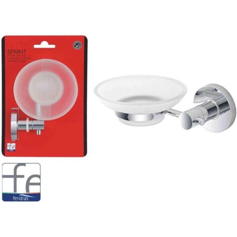 PORTASAPONE Cromo Vetro Satin. Serie Sprint (1/2)