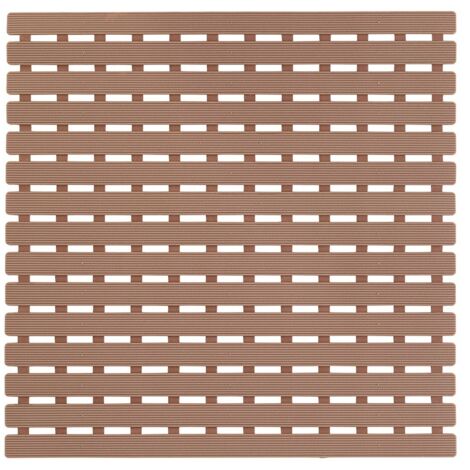 FERIDRAS 971003 Pedana Doccia 54 x 54 in Plastica con Gommini Antiscivolo Tortora (1/3)