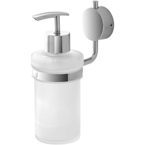 Inbagno Set Accessori Bagno a Muro in Acciaio Cromo Doppio Fissaggio Tasselli e Biadesivo 3M (7x17.5) (1/3)