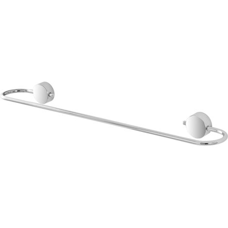 Inbagno Set Accessori Bagno a Muro in Acciaio Cromo Doppio Fissaggio Tasselli e Biadesivo 3M (55x4.5) (1/3)