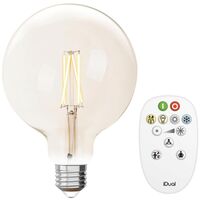 iDual globe E27 wit filament