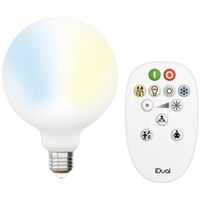Kit lampadine globo LED G125 E27 iDual Opal