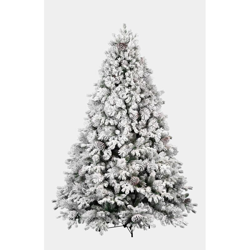 albero natale floccato Dimensioni 210 cm