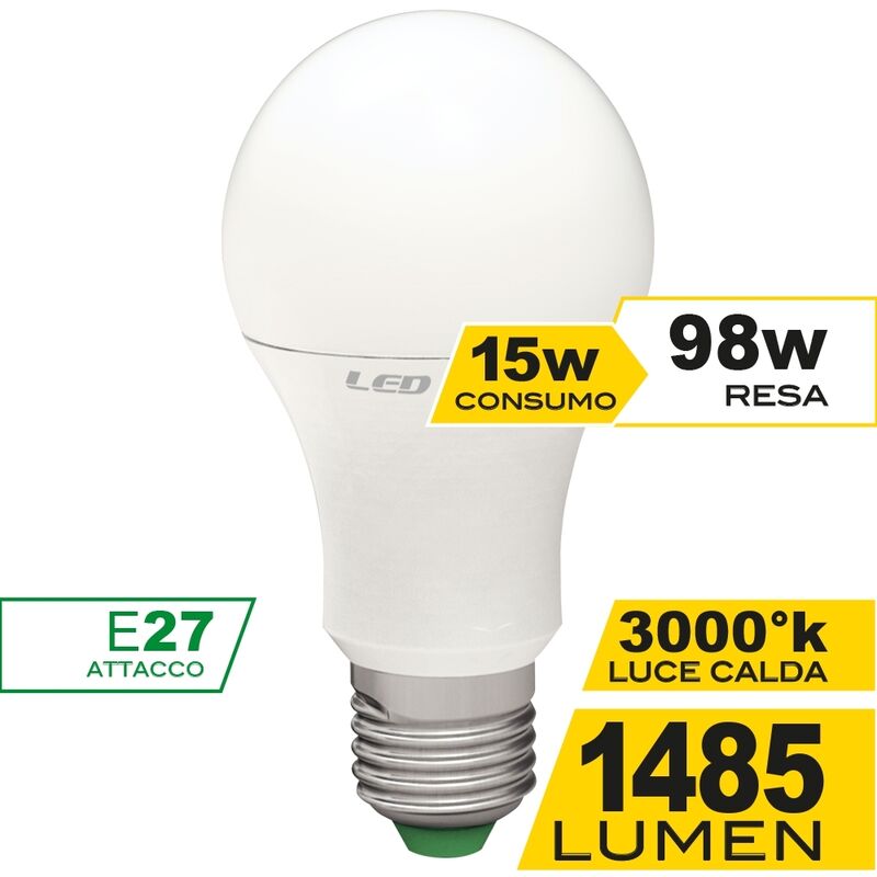 Ecoman lampade LED 15 w luce fredda