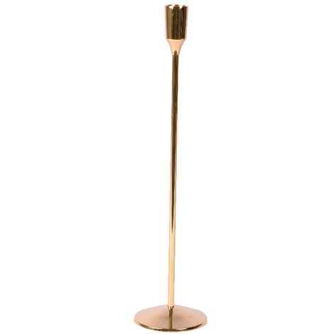 Candelabro metallo nero e oro 25 cm PANAY