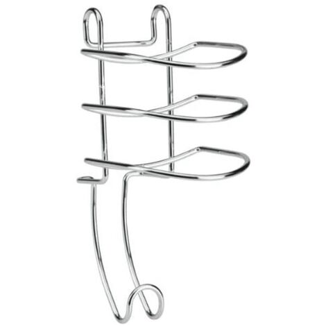 Argento  Porta Asciugacapelli Da Parete, Supporto A Spirale Per Organizzazione In Alluminio Per Accessori Da~p134474951