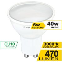kanlux faretto led gu10 7w luce fredda smd lampada dicroica 500