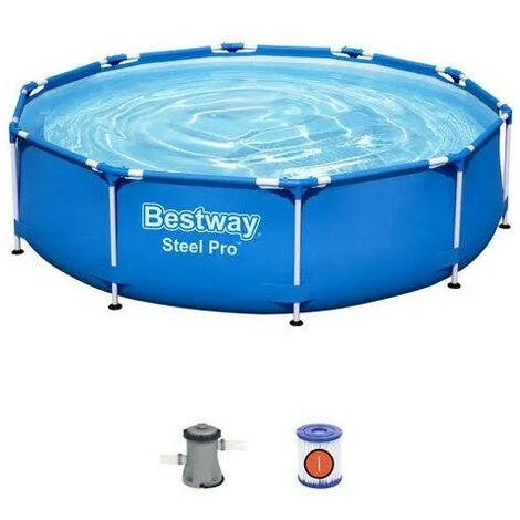 Piscina rotonda Steel Pro 366x76 cm