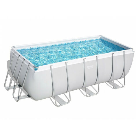 Piscina Power Steel rettangolare in acciaio 412x201x122 cm