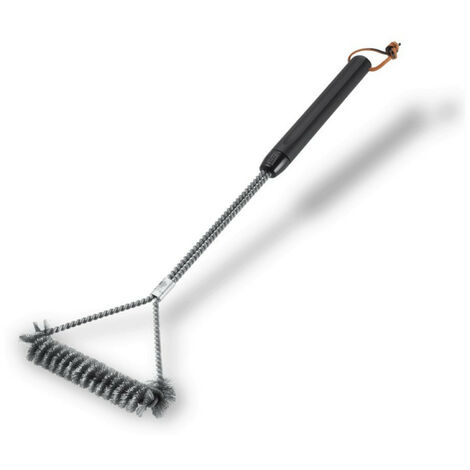 Spazzola Grande A T Weber 53Cm 6493 Pulizia Barbecue Piastra Setole Acciaio
