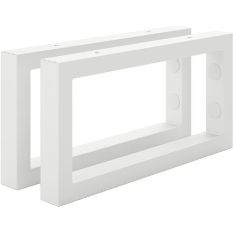Holzbrink 2 Stück Wandkonsole Weiß für Waschtisch, 300x150 mm, design und stabil Waschtischhalterung, Handtuchhalter