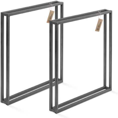 LAMO Manufaktur Tischgestell Frame Tischbeine (Spar-Set, 2er Set), Industriestahl, hoch belastbar