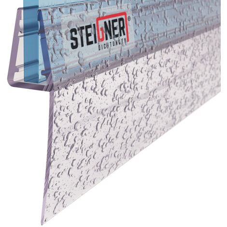 STEIGNER Duschdichtung UK05 Ersatzdichtung für Dusche Wasserabweiser, L, 100 cm, (Einzeldichtung), 6mm bis 8mm Glasstärke