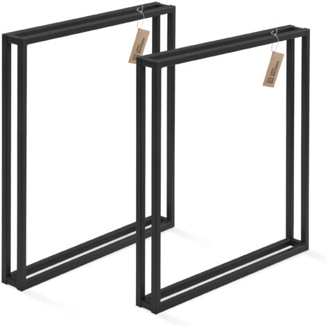 LAMO Manufaktur Tischgestell Frame Tischbeine (Spar-Set, 2er Set), Industriestahl, hoch belastbar (1/5)