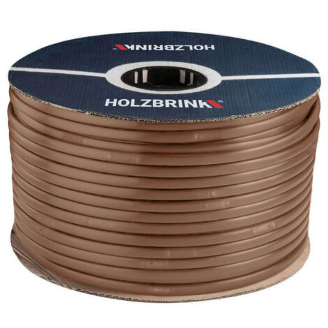 HOLZBRINK Tropfschlauch 5/8" 16mm zur Bewässerung Perlschlauch selbstreinigend, für jedes Gefälle, Profi, 10m, HTS01-P