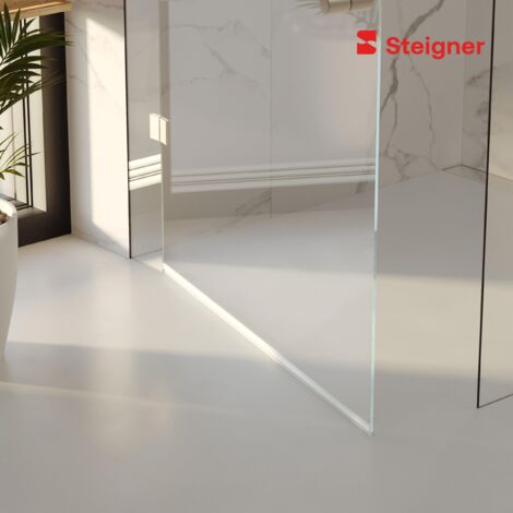 STEIGNER Duschdichtung, 70cm, Glasstärke 6/7/ 8 mm, Vorgebogene PVC Ersatzdichtung für Runddusche, UK03