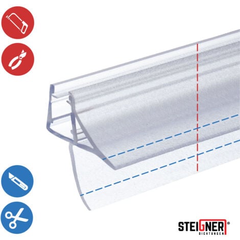 30cm Gerade PVC Ersatzdichtung für Dusche