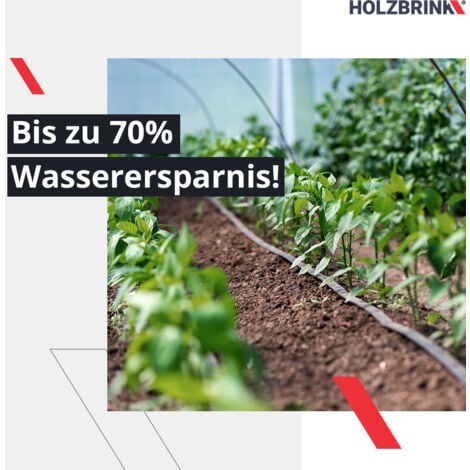 HOLZBRINK Bewässerungssystem Tropfbewässerung für Thuja Hecken, 15 m