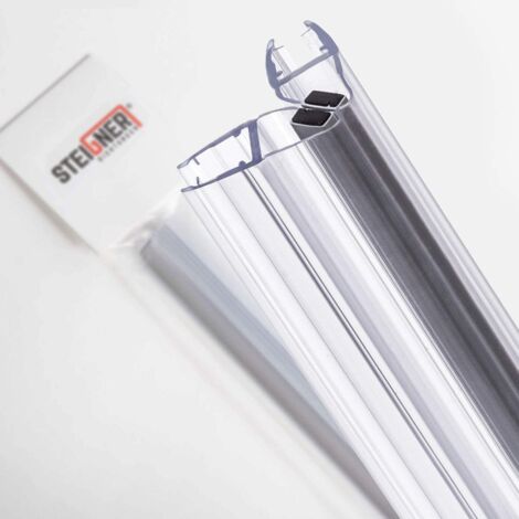 STEIGNER Magnetduschdichtung SET, 199cm, Glasstärke 6/7/ 8mm, Ersatzdichtung für 90 Grad Duschtür, UKM04, 2 Stück