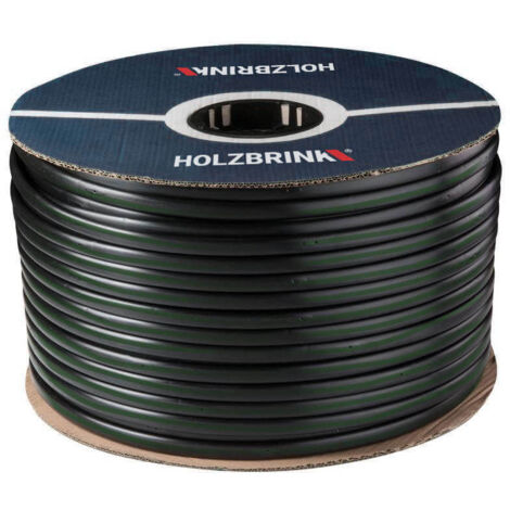 HOLZBRINK Tropfschlauch 5/8" 16mm zur ebenerdigen Bewässerung Perlschlauch selbstreinigend, Basic, 500m, HTS01-B