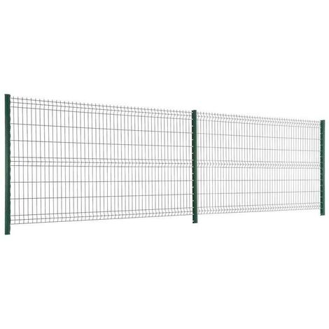 Panneau clôture grillage rigide H1,50m RAL 6005