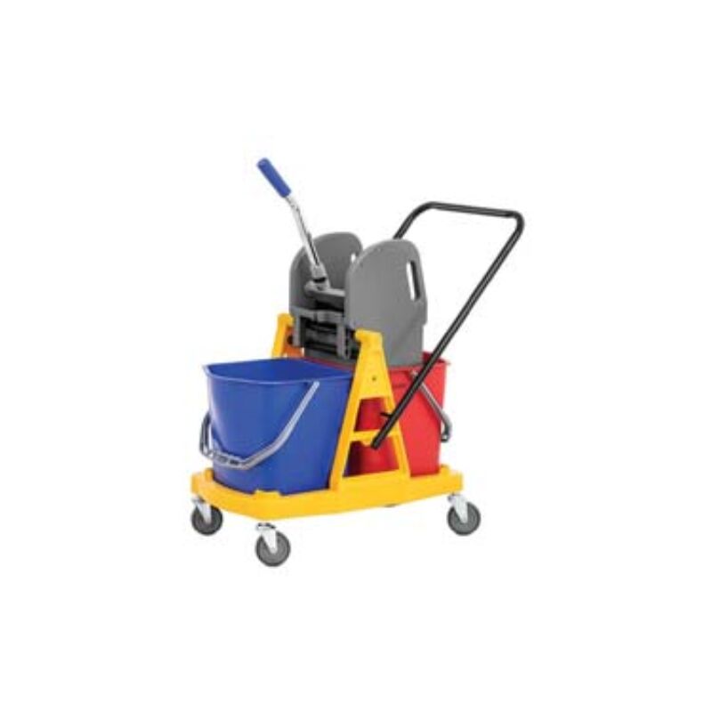 Carrello mocio strizzatore clean hard - lt.34 di capienza - cm.71x43x95h. 1  pezzi Xtra