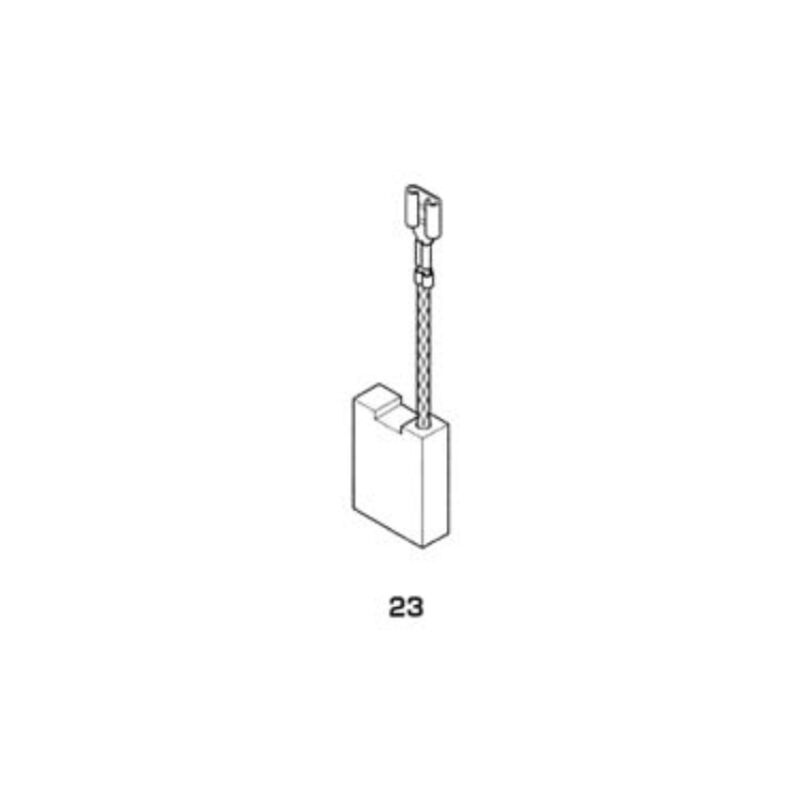 carboncini spazzole ricambio motore elettrico 2 pezzi 6x6x18mm