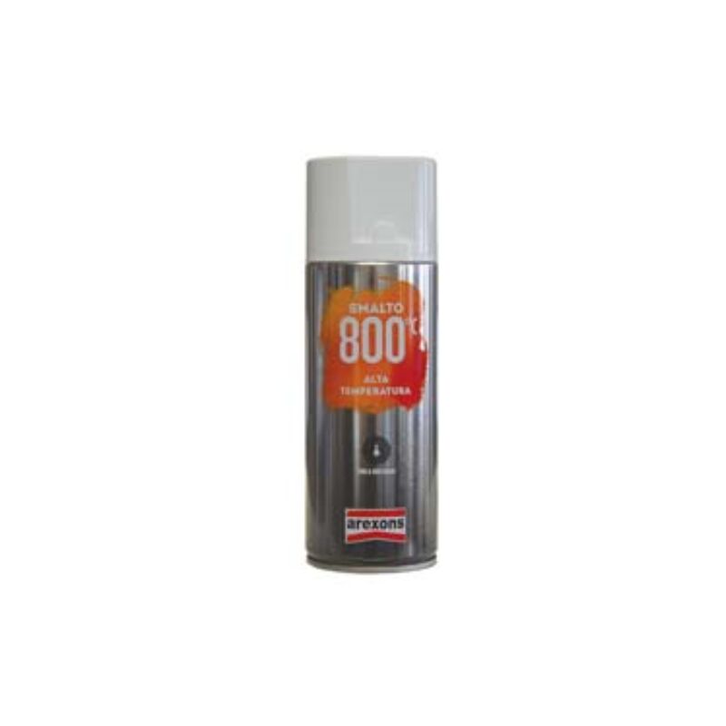 Smalto 800°c alta temperatura spray - ml.400 bianco (3330) 6 pezzi Arexons