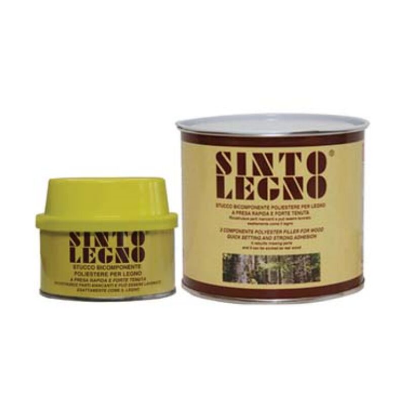 SINTO stucco per legno, bianco, 0,17 L