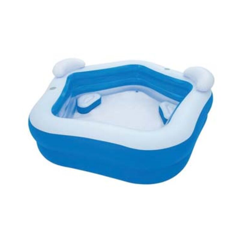 Piscina family fun a pentagono gonfiabile +6 anni - cm.213x206x69 - kg.4,9  - lt.575 (art.54153) Bestway