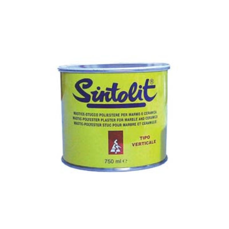 SINTOLIT mastice stucco per marmo colore nero verticale ML 750