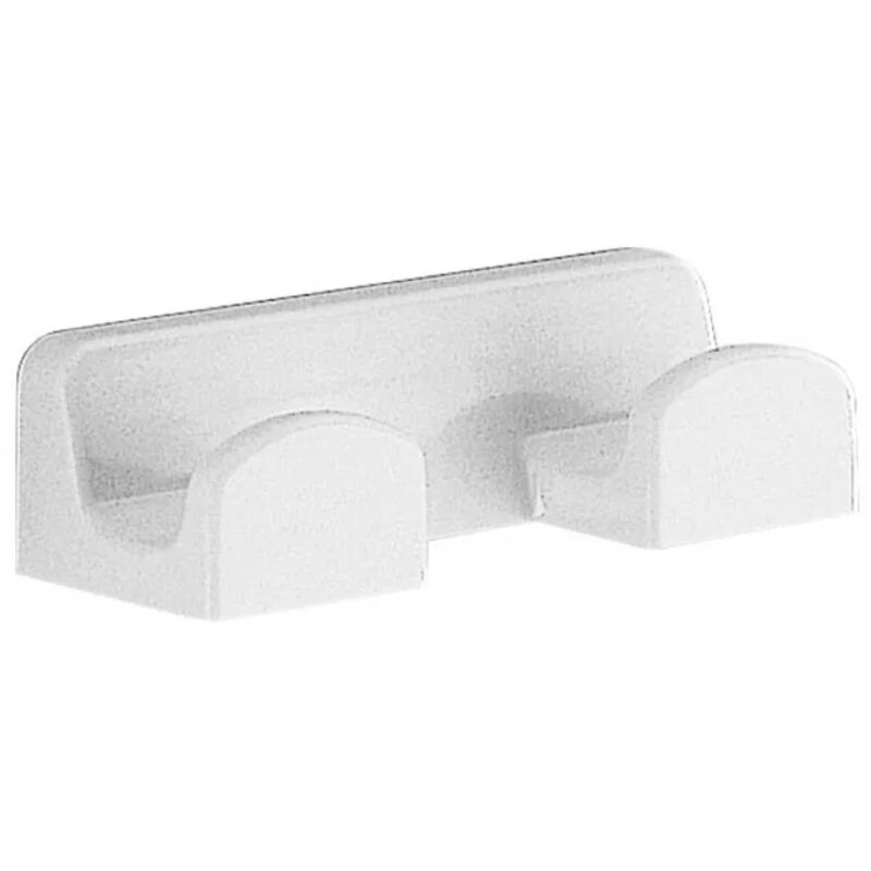 Gedy Appendino Per Termosifoni In Resina Termoplastica, Colore Antracite-Trasparente, Porta 8 Kg