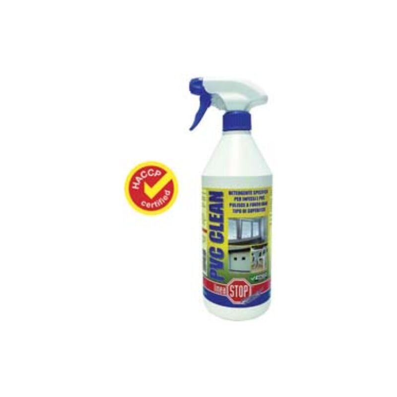 Pvc clean detergente specifico per la pulizia di infissi in pvc - ml.750 in  flacone spray 12 pezzi Dixi