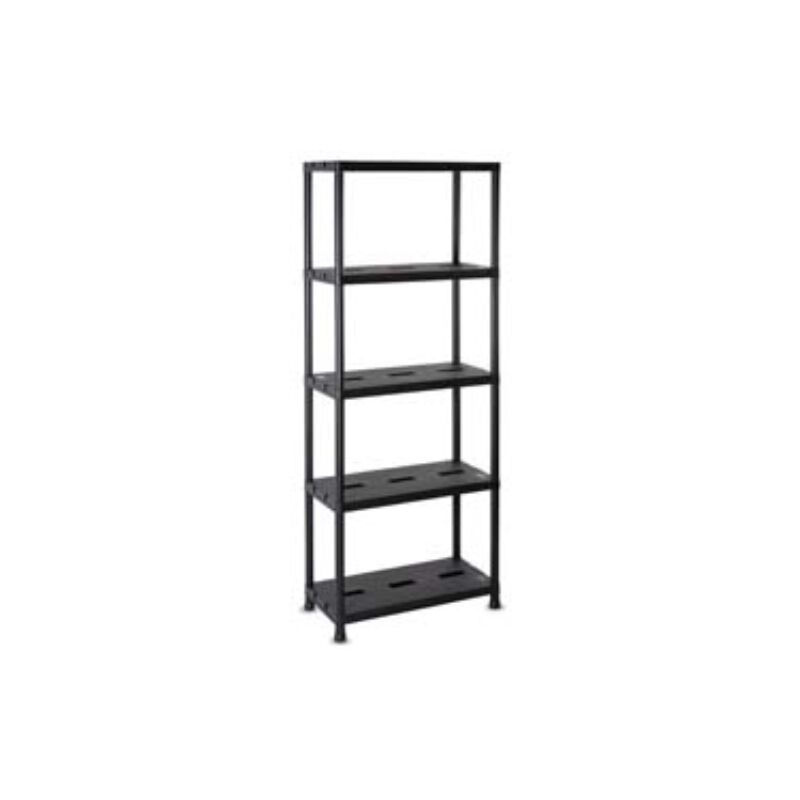 shelfplaza® PRO 200x60x60 cm Scaffale metallo per carichi pesanti grigio  con 5 ripiani con 200kg capacità di carico / Scaffali in metallo per garage  come scaffali per ripostiglio o officina