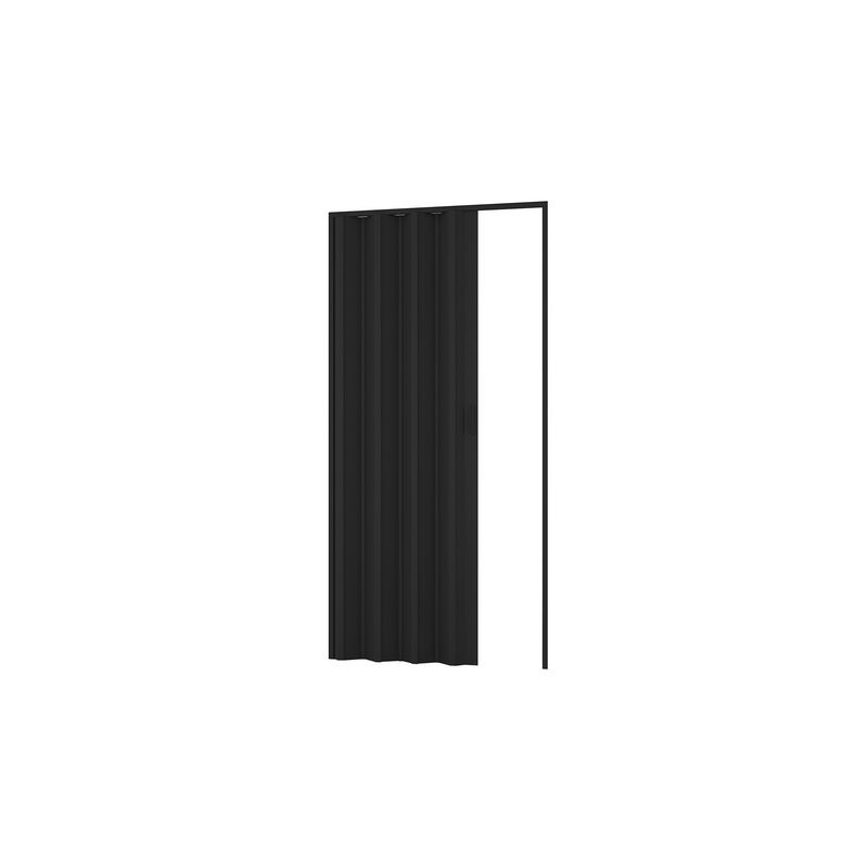Porta d'arredo per interno a soffietto nera cm 83 x 214DH