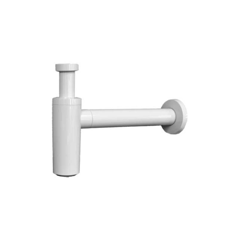 Sifone per scarico bidet in pp bianco In. 11/4 - Out. 40 - Hydro Thermo  Store