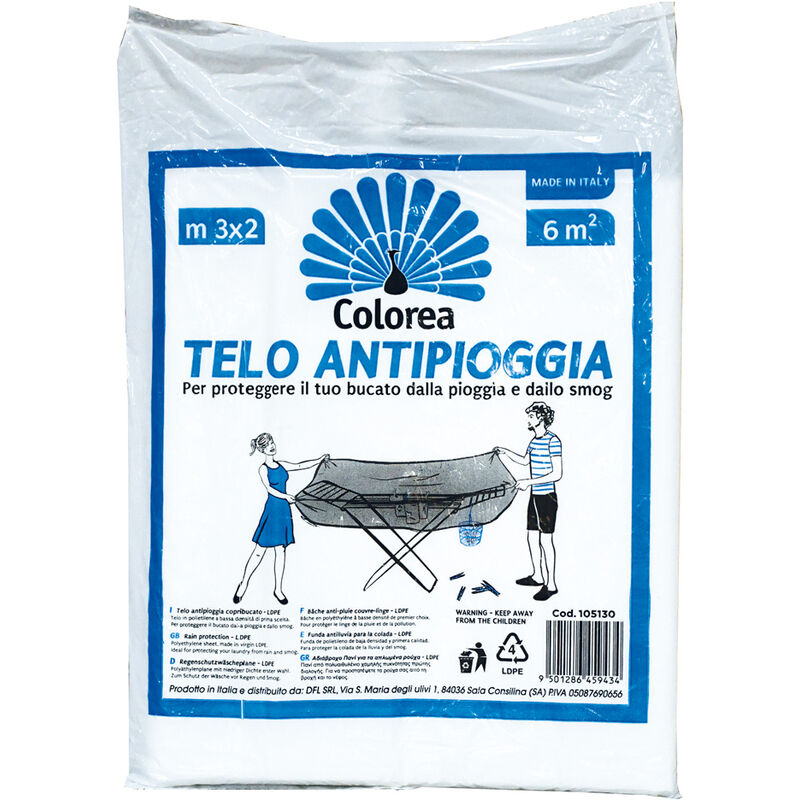 Telo Copritutto Basic 4×4 m 27 micron – Elepacking